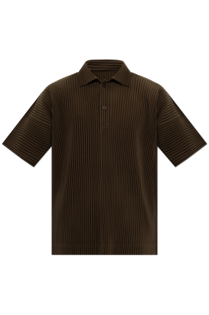 Pleated polo