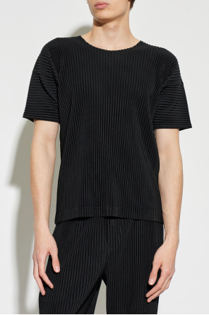 Homme Plissé Issey Miyake Pleated t-shirt with a crew neck
