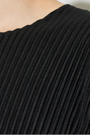 Homme Plissé Issey Miyake Pleated t-shirt with a crew neck