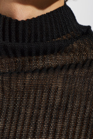 Homme Plissé Issey Miyake Turtleneck plisat cu mâneci lungi