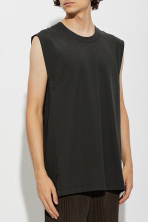 Homme Plissé Issey Miyake Top sin mangas