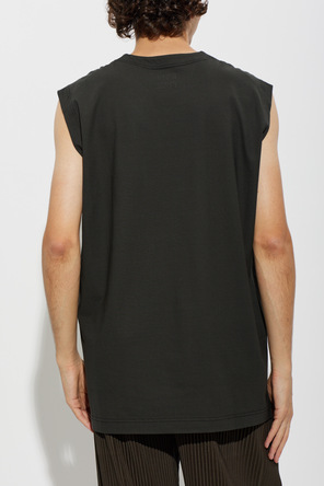 Homme Plissé Issey Miyake Top sin mangas