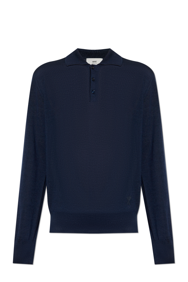 Wool Polo Sweater od Ami Alexandre Mattiussi