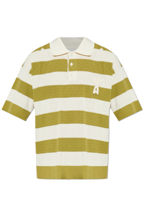 Striped pattern polo
