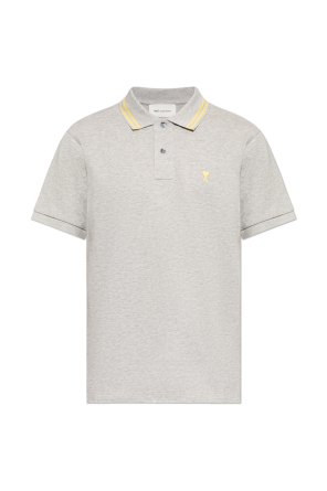 Polo with embroidered logo od Ami Alexandre Mattiussi