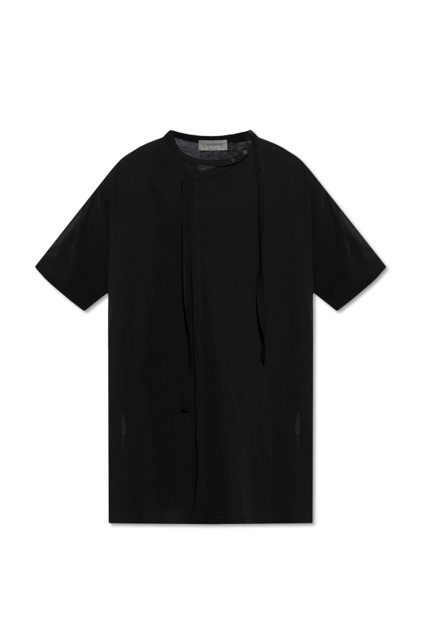 Yohji Yamamoto Bawełniany t-shirt