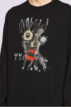 Yohji Yamamoto T-shirt z długimi rękawami