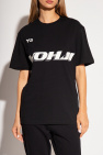 Y-3 Yohji Yamamoto BLACK Logo T-shirt