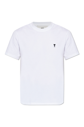 T-shirt with embroidered logo