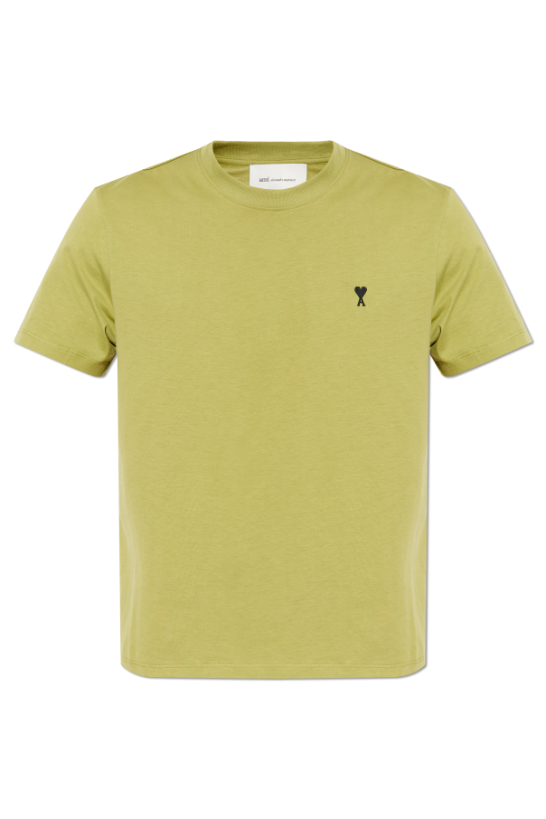 T-shirt with embroidered logo od Ami Alexandre Mattiussi