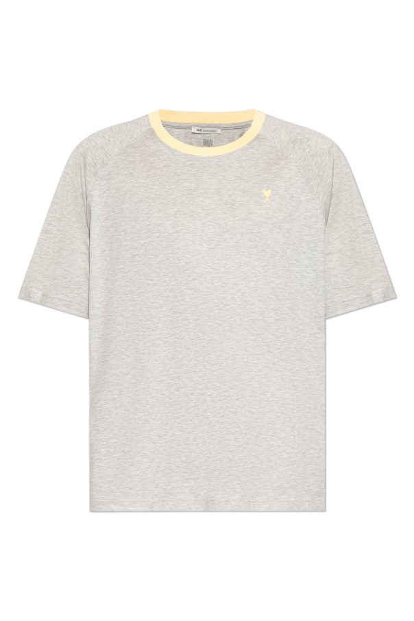 T-shirt with embroidered logo od Ami Alexandre Mattiussi