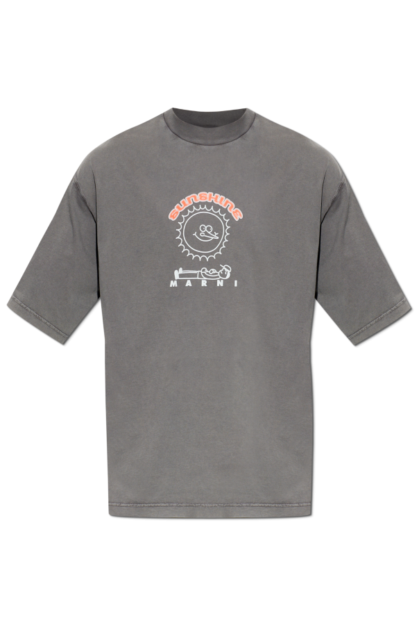 Marni T-shirt z logo