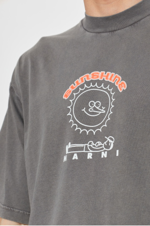 Marni T-shirt z logo