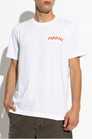 Marni T-shirt z logo