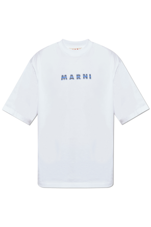 T-shirt with printed logo