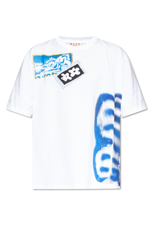 T-shirt mit muster od Marni
