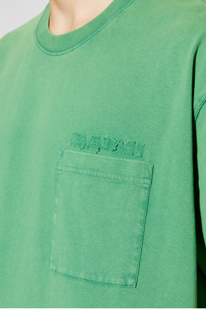 Marni Camiseta con bolsillo