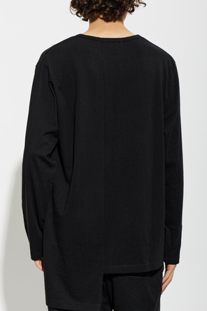 Yohji Yamamoto T-shirt o asymetrycznym kroju