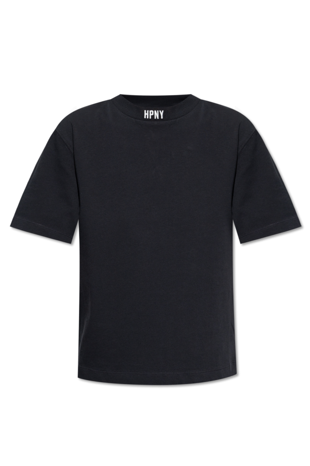 Heron Preston Balmain Cropped-T-Shirt mit Logo-Print Rosa