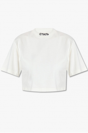 T-shirt with logo od Heron Preston