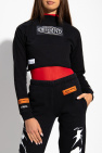 Heron Preston BLACK Cropped T-shirt with print
