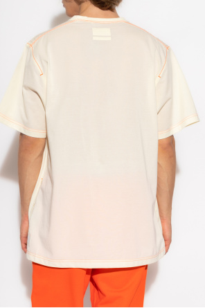 Y-3 Yohji Yamamoto T-Shirt mit Dandy-Print Weiß
