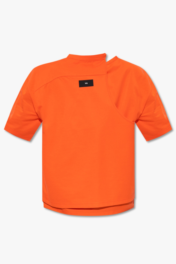 JOHN ELLIOTT speckle-print cotton T-shirt Two-layer T-shirt