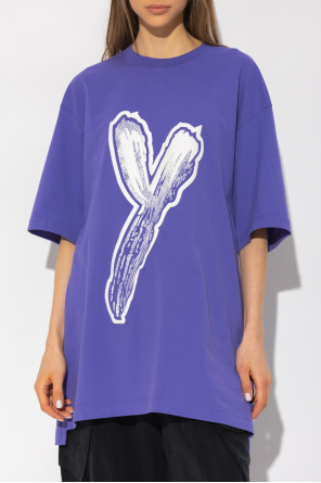 Y-3 Yohji Yamamoto PINKO logo-embroidered eyelet-embellished hoodie