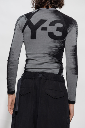 Y-3 Yohji Yamamoto T-shirt treningowy z długimi rękawami