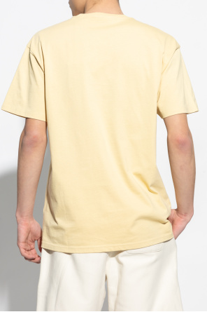 Carhartt WIP Monki Lea organic cotton cropped boxy t-shirt in white