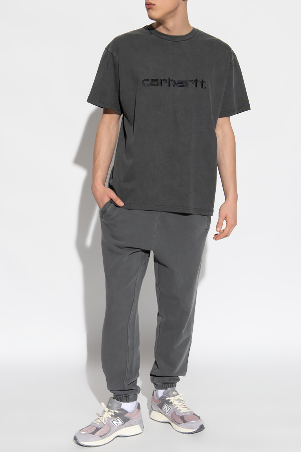 Carhartt WIP långärmad t-shirt med rutig panel