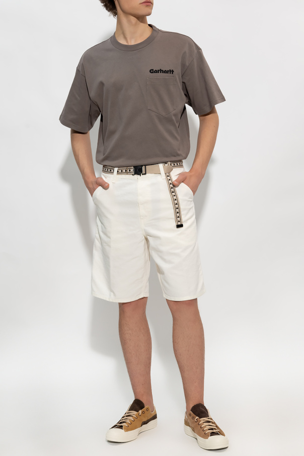 Carhartt WIP windowpane-print long Sleeved shirt dress