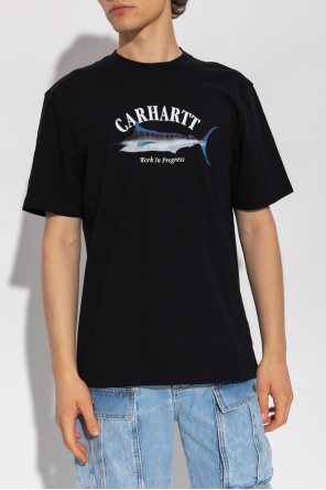 Carhartt WIP glittrig sweatshirt med nallebjörnsmotiv