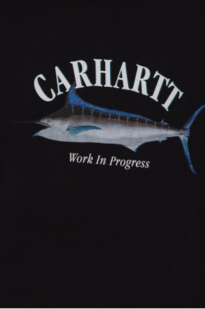 Carhartt WIP glittrig sweatshirt med nallebjörnsmotiv