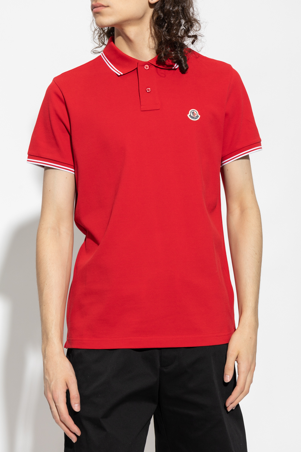 Moncler Kids polo shirt with logo