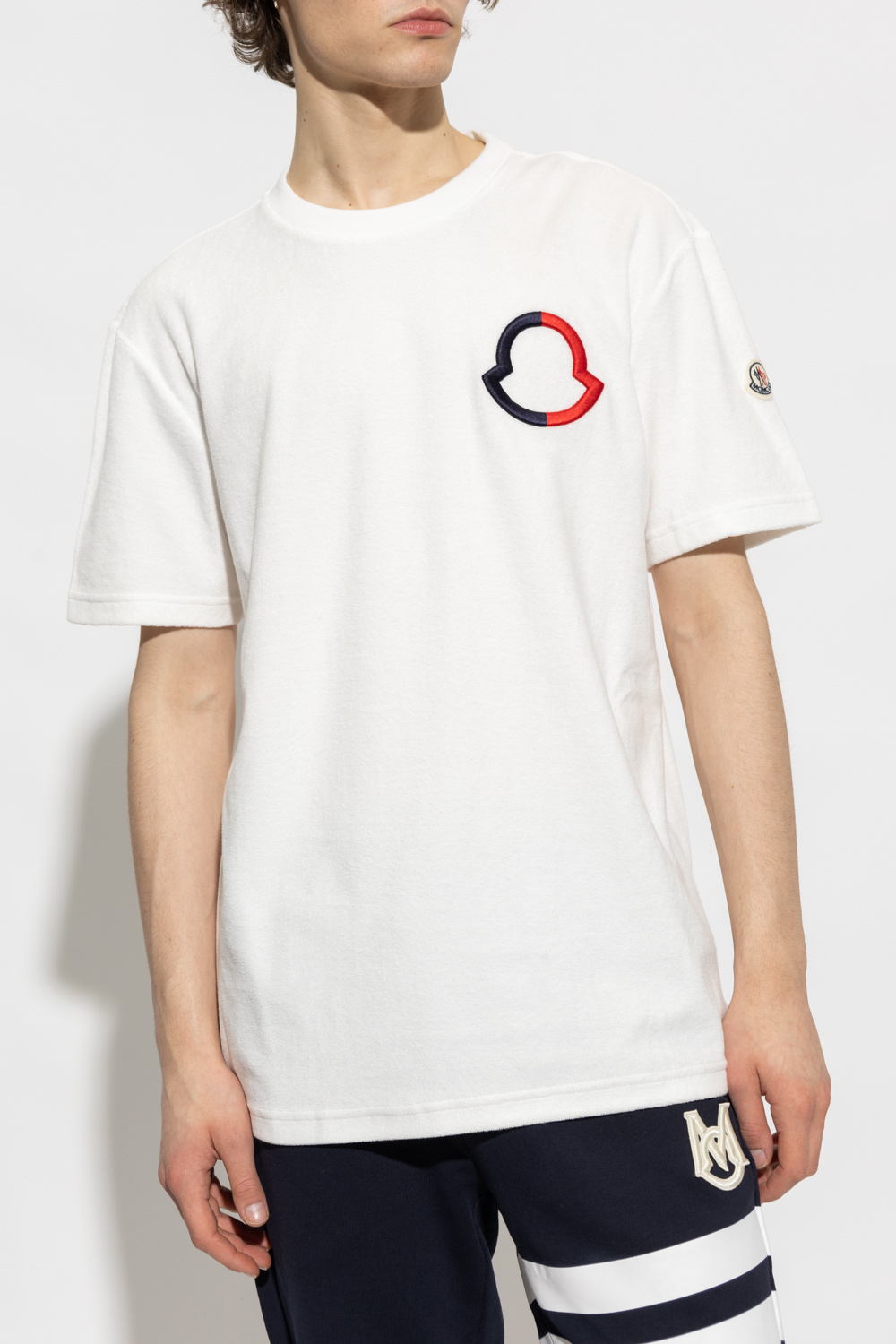 Moncler T-shirt knitted with logo