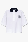 Drôle de Monsieur Logo Crop polo Shirt