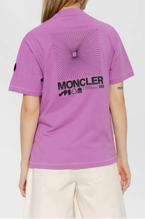 Moncler Long Sleeve Peached Twill Heathered Woven Shirt