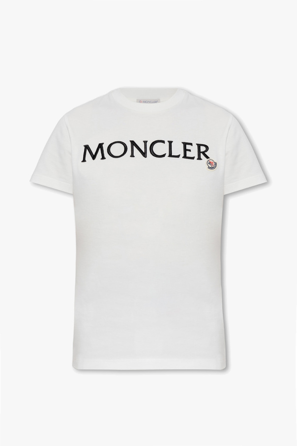 Moncler Nike Air Running small logo short sleeve T-shirt in black
