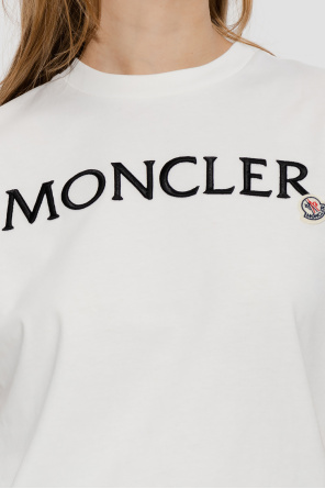 Moncler Nike Air Running small logo short sleeve T-shirt in black