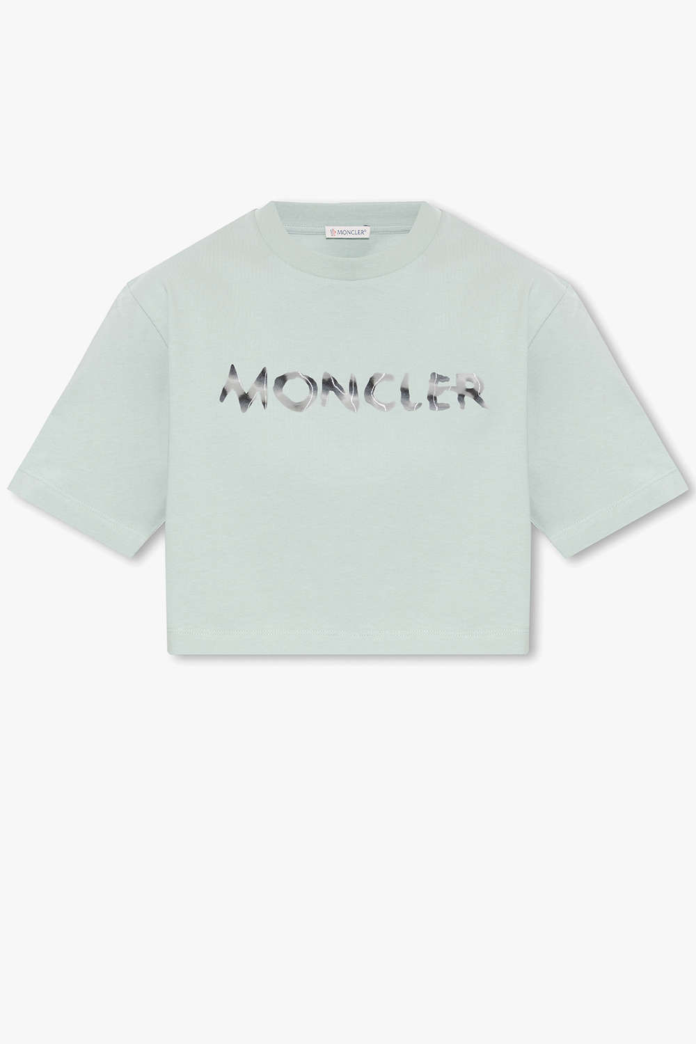 Moncler Cropped T-shirt MARGIELA with logo