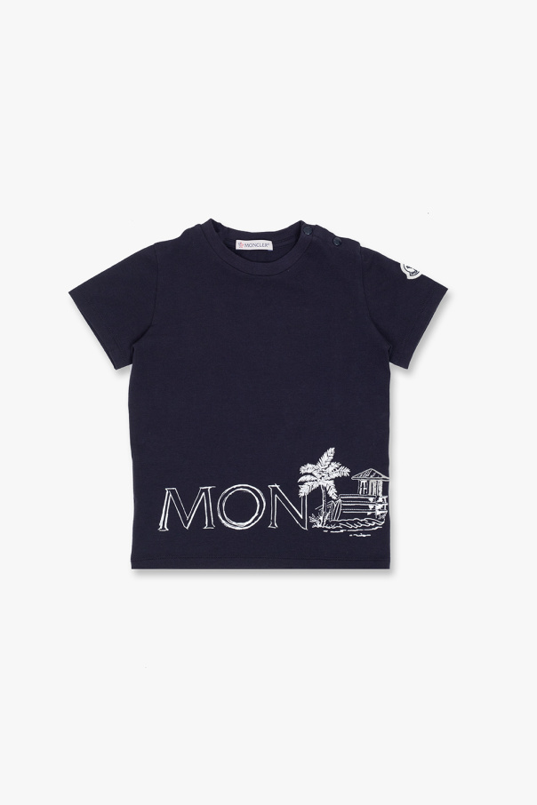 Moncler Enfant Philipp Plein T-shirt I Win My Way Bianco