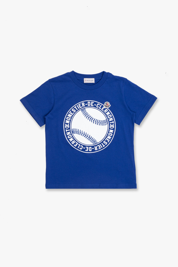 Moncler Enfant Another Influence Gestreept mouwloos T-shirt in stone