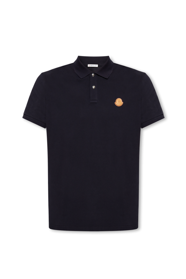 GenesinlifeShops, Classic Fit Striped Polo, Moncler Kenzo 'tiger Crest'  Polo