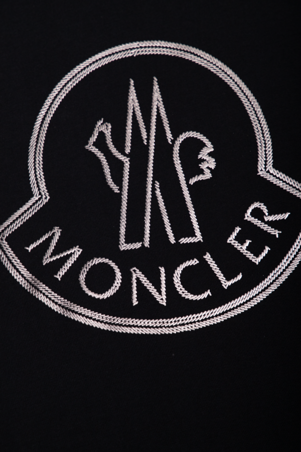 Moncler Enfant Knot smile print T-shirt