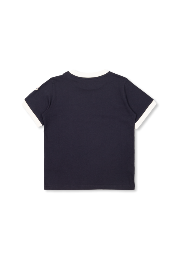 Moncler Enfant Cotton T-shirt with logo