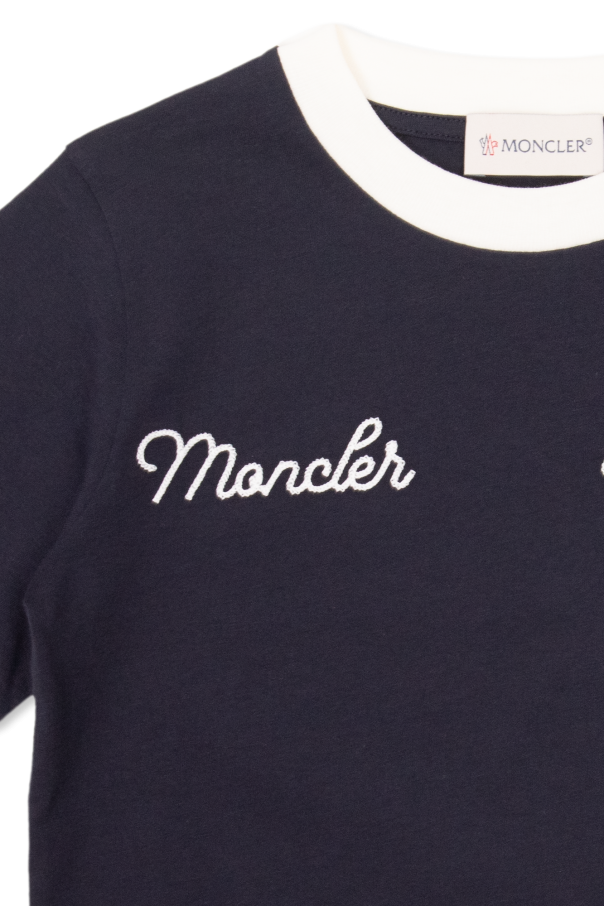 Moncler Enfant Cotton T-shirt with logo