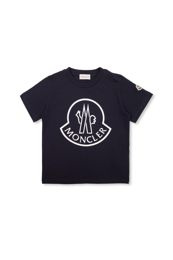 Cotton T-shirt with logo od Moncler Enfant