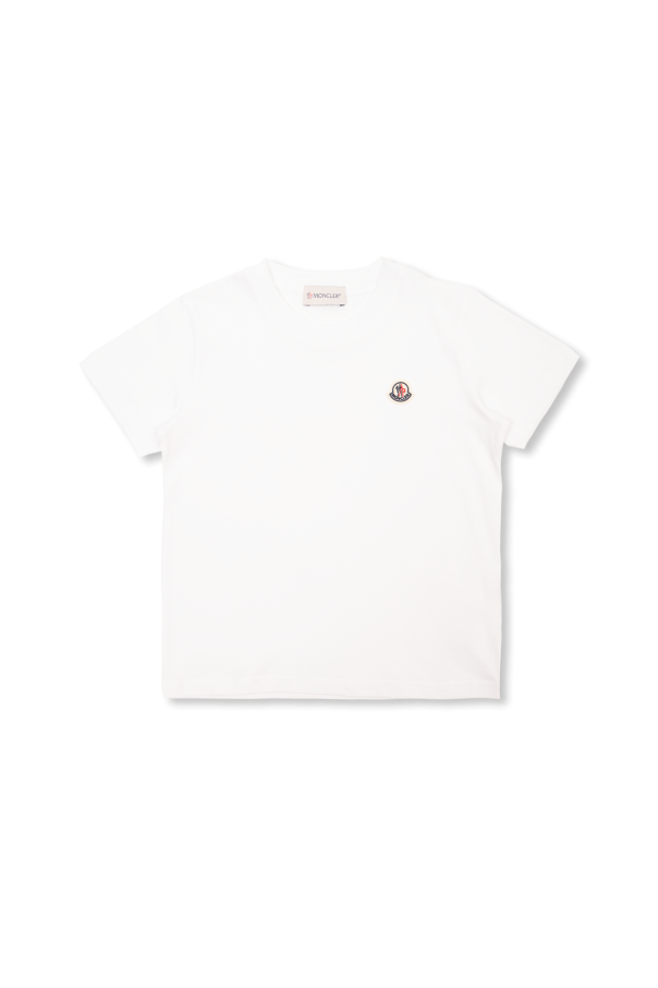 Cotton T-shirt with logo od Moncler Enfant