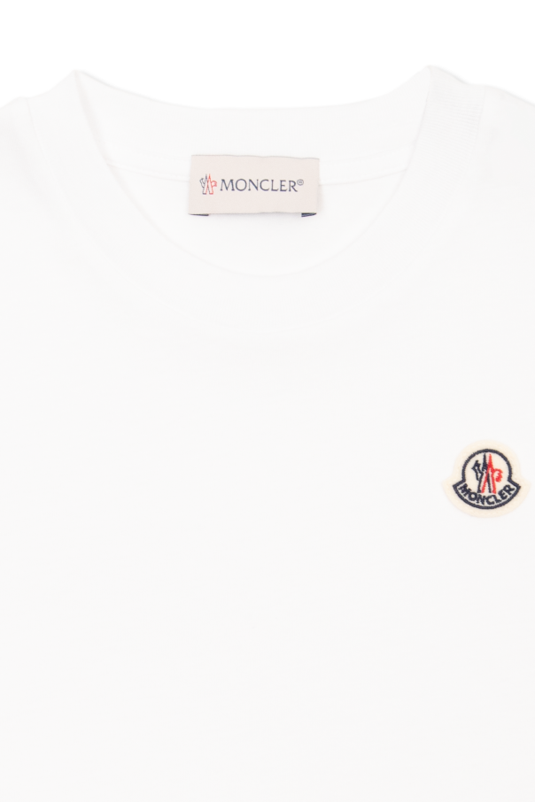 Moncler Enfant Cotton T-shirt Monogramm-Print with logo